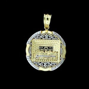 Real 10K Yellow Gold Large Last Supper Pendant